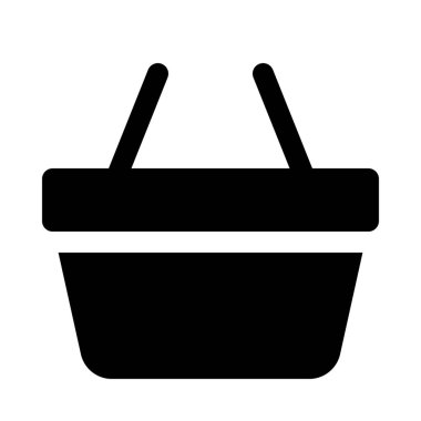 Alışveriş sepeti izole arka plan yakın çekim