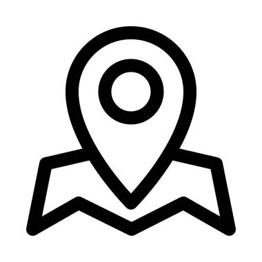 Harita üzerinde konumu sabitlenmiş