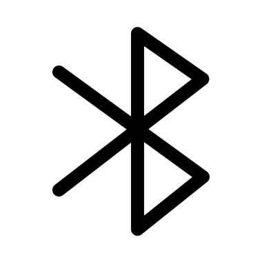 Bluetooth bağlantısı simgesi arka izole kapatmak