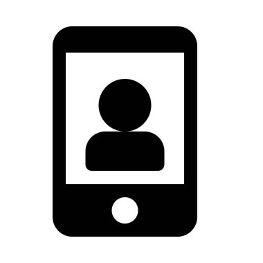 Video arama özelliği arka plan yakın çekim