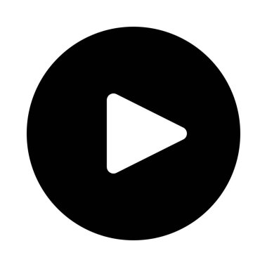 izole arka plan video oynatma sembolü