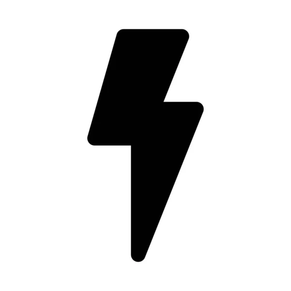 Flash Symbool Geïsoleerde Achtergrond — Stockvector