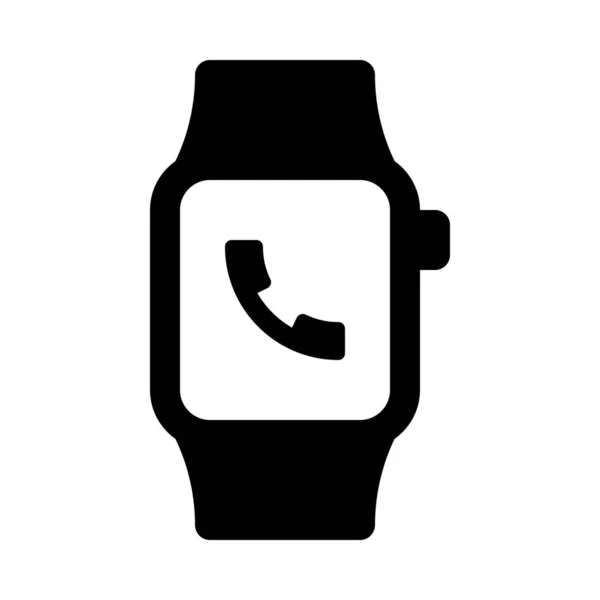 Καλώντας Χαρακτηριστικό Smartwatch Φόντο Εσωτερικη — Διανυσματικό Αρχείο
