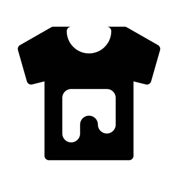 Conception Shirt Impression Isoler Fond Écran Fermer — Image vectorielle