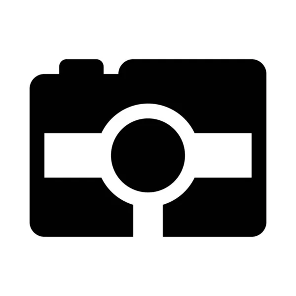 Retro Manual Camera Background Close — Stock Vector