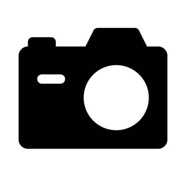 Kompaktní Digitální Fotoaparát Pozadí Zblízka Izolované — Stockový vektor