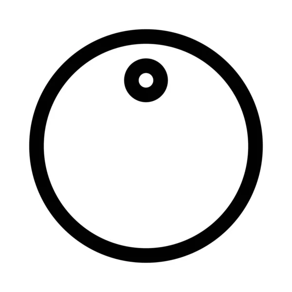 円形ラベルの背景を分離クローズ アップ — ストックベクタ