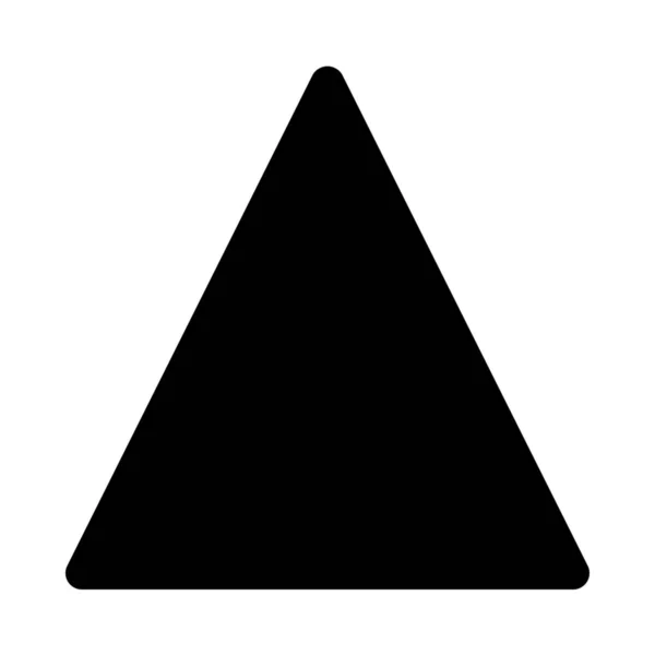 Driehoek Veelhoek Shapeisolate Achtergrond Close — Stockvector