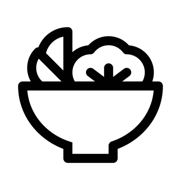 Fondo Ensalada Cerca — Vector de stock