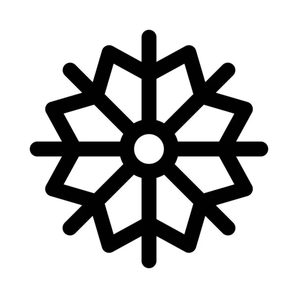 Einfache Sterne Schneeflocke Hintergrund Nahaufnahme — Stockvektor
