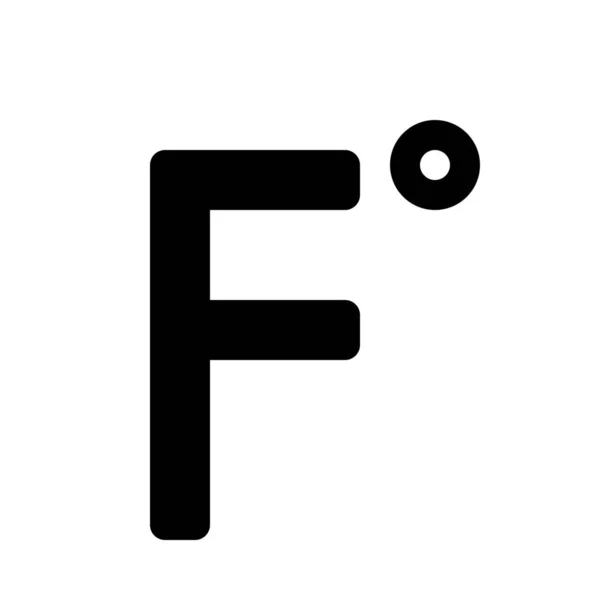 Fahrenheit Fond Fermer Isolé — Image vectorielle