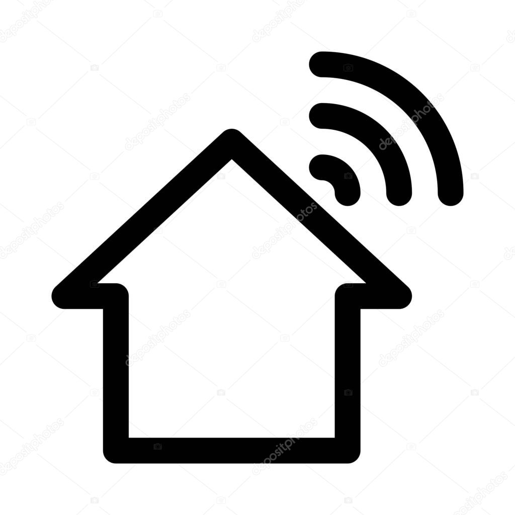 smart home automation background close up isolated