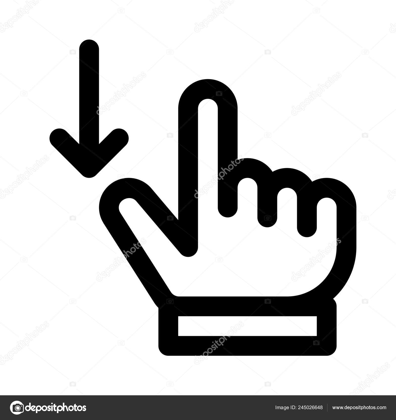 Swipe Interface Isolate Background Wallpaper Close Stock Vector by ...