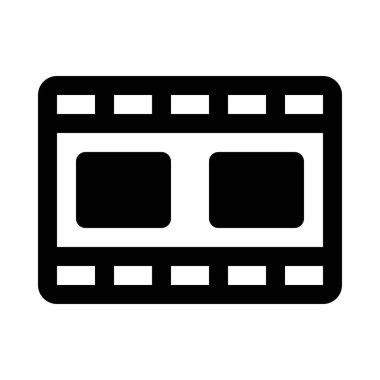 Film şeridi arka izole kapatmak