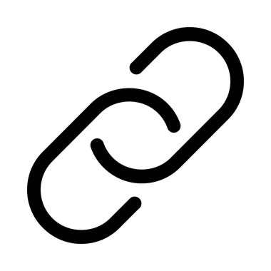 Web bağlantı simgesi arka izole kapatmak