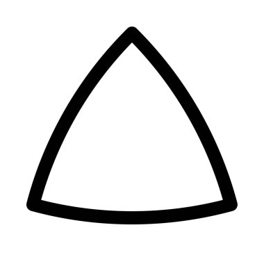 reuleaux üçgen şekli arka plan yakın çekim