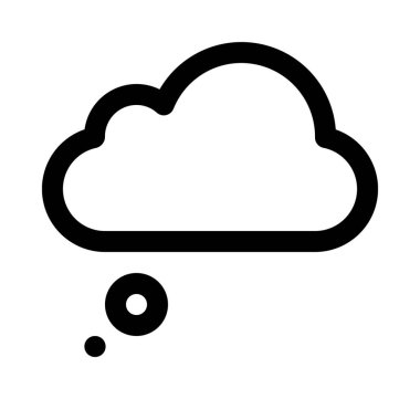 sohbet kabarcık düşünüyorum sembolü arka plan yakın kadar izole