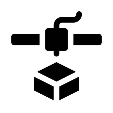 -3d izole yazıcı arka plan üretim katkı yakından