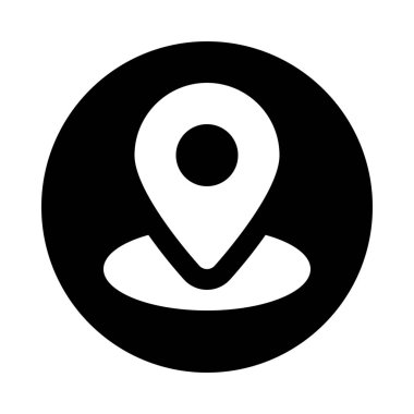 Konumu pin noktası arka izole kapatmak