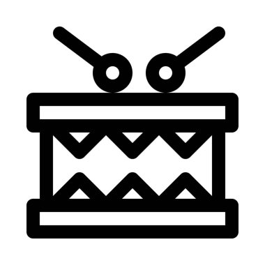 Davul, müzik aleti arka plan yakın izole