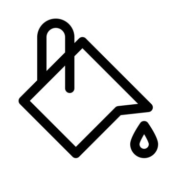 Kova boya, renk arka plan yakın izole dolgu