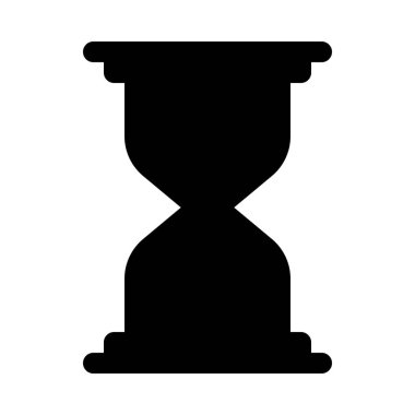 Kum saati, zaman ölçüm cihazı arka plan yakın çekim izole