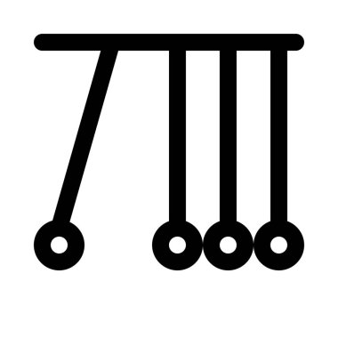Newton sarkaç deney arka plan yakın çekim