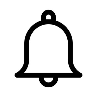 Beyaz arkaplanda izole edilmiş çan