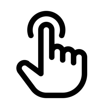 Dokunmatik ekran sensitivityisolate arka plan yakın çekim