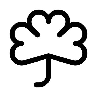 Cloverleaf bitki kök arka izole kapatmak