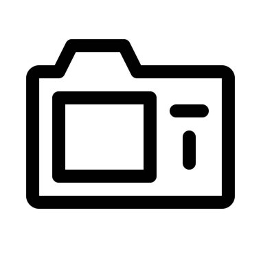 dijital fotoğraf kamera arka izole kapatmak