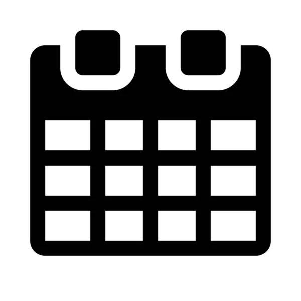 Agenda Lista Sobre Fondo Del Calendario Anual Primer Plano Aislado — Vector de stock