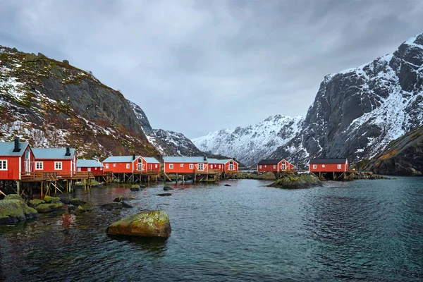 Fischerdorf Nusfjord in Norwegen — Stockfoto