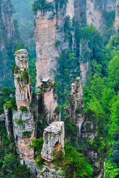 中国张家界山脉 — 图库照片