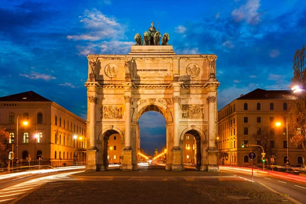 Cancello della vittoria, munich — Foto Stock