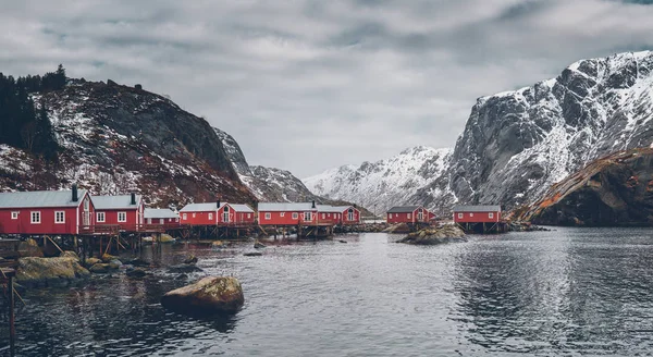 Αλιευτικό χωριό Nusfjord στη Νορβηγία — Φωτογραφία Αρχείου
