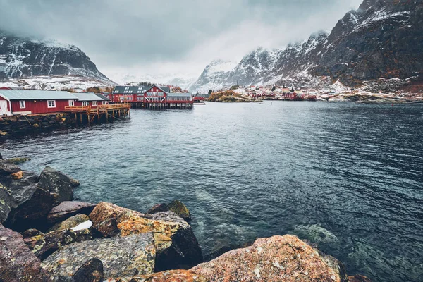 A village on Lofoten Islands, Norway — Stock Photo, Image