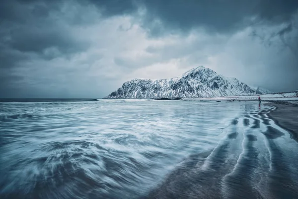 Costa do mar norueguês — Fotografia de Stock