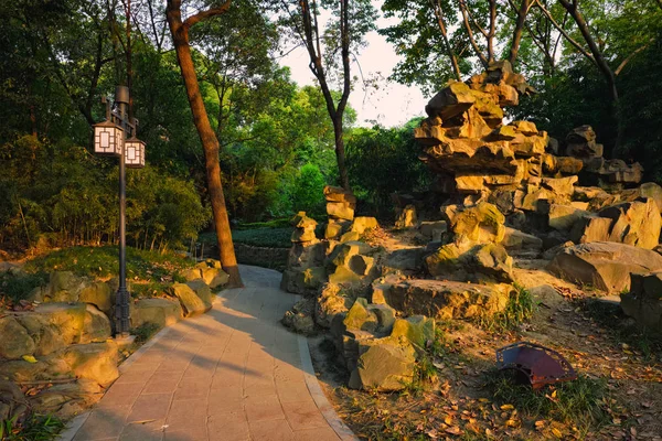 Parque em Chengdu, China — Fotografia de Stock