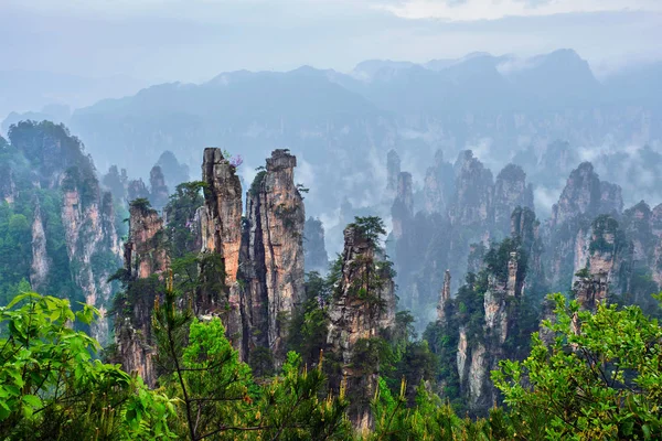 Zhangjiajie bergen, China — Stockfoto