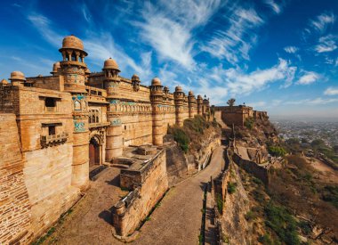 Gwalior fort. Madhya Pradesh, Hindistan