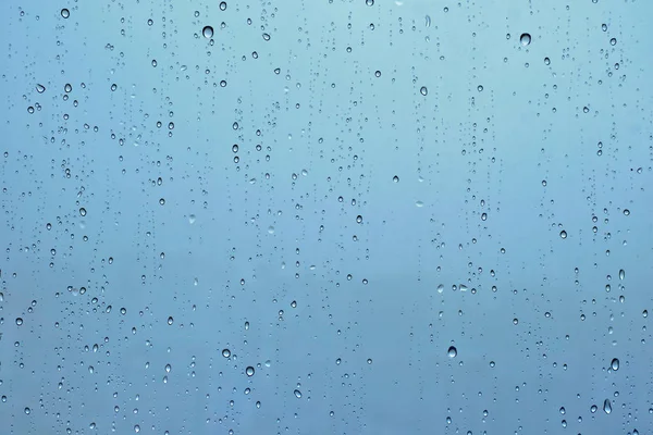 Gotas de chuva na janela — Fotografia de Stock