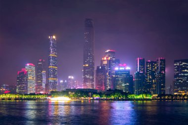 Guangzhou manzarası. Guangzhou, Çin
