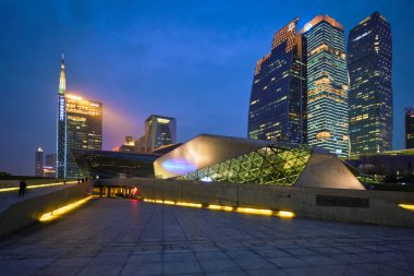 Guangzhou Opera Binası. Guangzhou, Çin