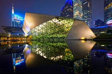 Guangzhou Opera Binası. Guangzhou, Çin
