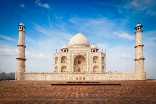 Taç mahal, agra, Hindistan — Stok fotoğraf