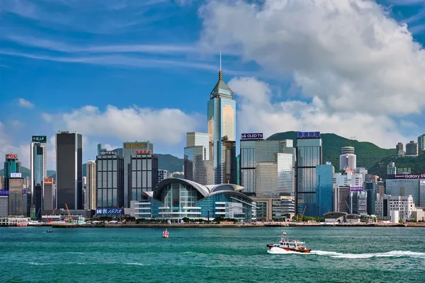El horizonte de Hong Kong. Hong Kong, China — Foto de Stock