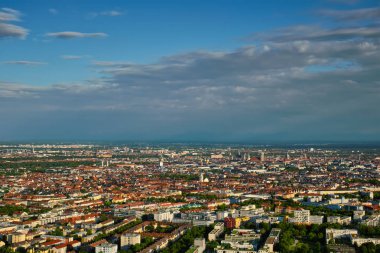 Münih hava görünümünü. Münih, Bavyera, Almanya