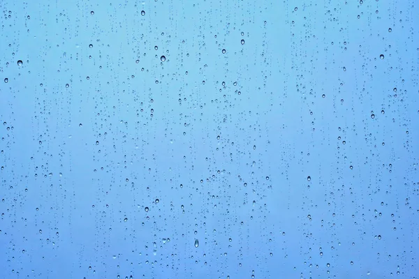 Gotas de lluvia en ventana — Foto de Stock