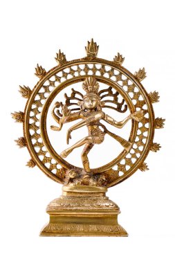 shiva nataraja - dans izole tanrısı heykeli